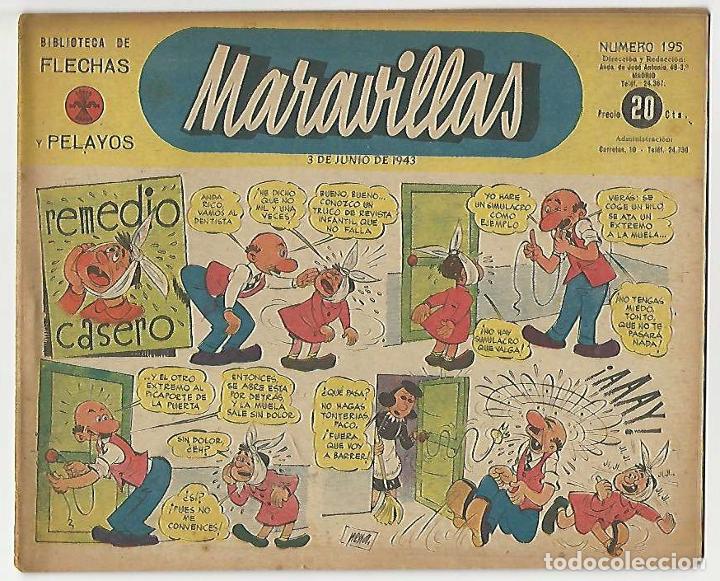 Tebeos: Fet y de las jons. Maravillas. 195. - Foto 1