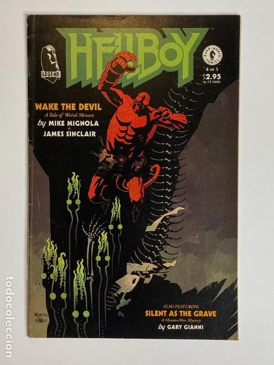 Tebeos: HELLBOY Original en Ingles n&ordm; 4 Primera edici&oacute;n 1996 - Foto 1