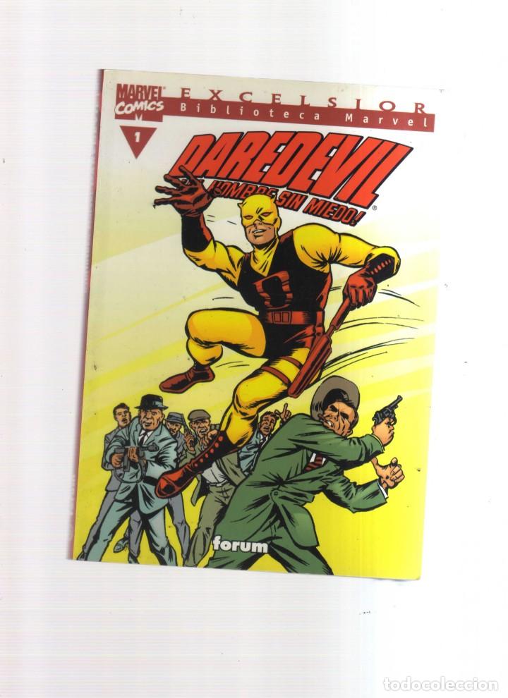 Tebeos: DAREDEVIL EL HOMBRE SIN MIEDO EXCELSIOR BIBLIOTECA MARVEL N,1 - Foto 1