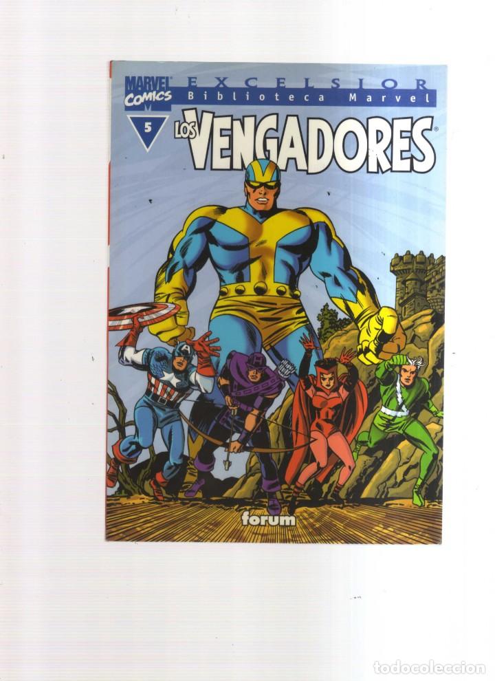 Tebeos: LOS VENGADORES N,5 EXCELSIOR BIBLIOTECA MARVEL - Foto 1
