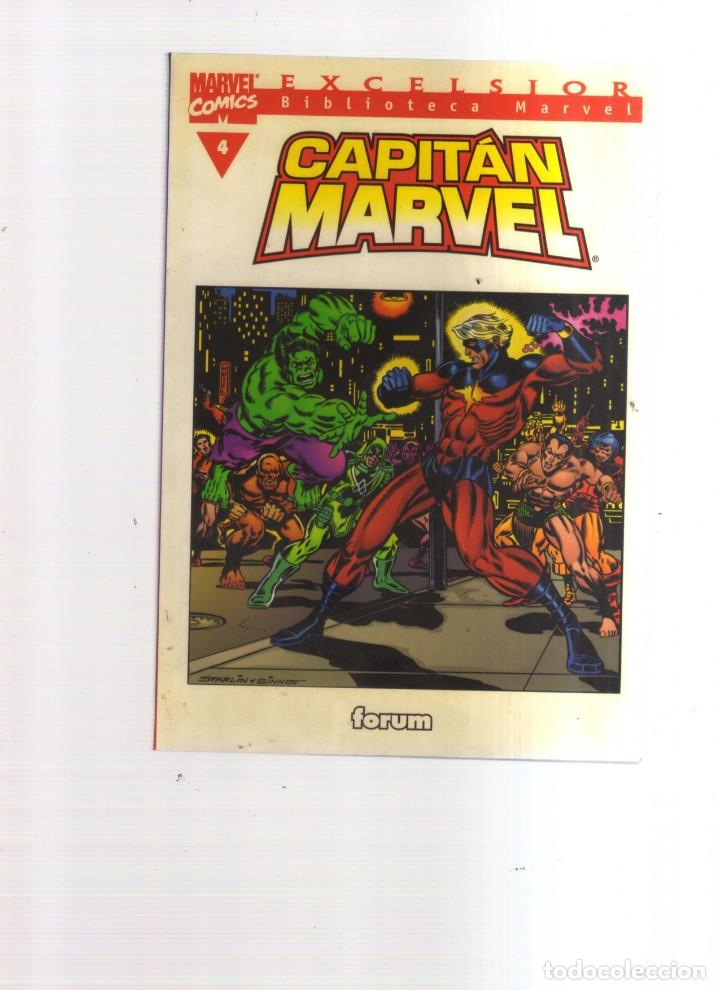 Tebeos: CAPITAN MARVEL EXCELSIOR N,4 BIBLIOTECA MARVEL - Foto 1