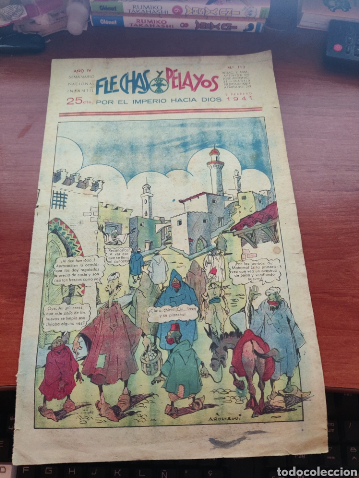 Tebeos: ESTAMOS LIQUIDANDO. Flechas y Pelayos n&uacute;mero 113 a&ntilde;o 1941 - Foto 1