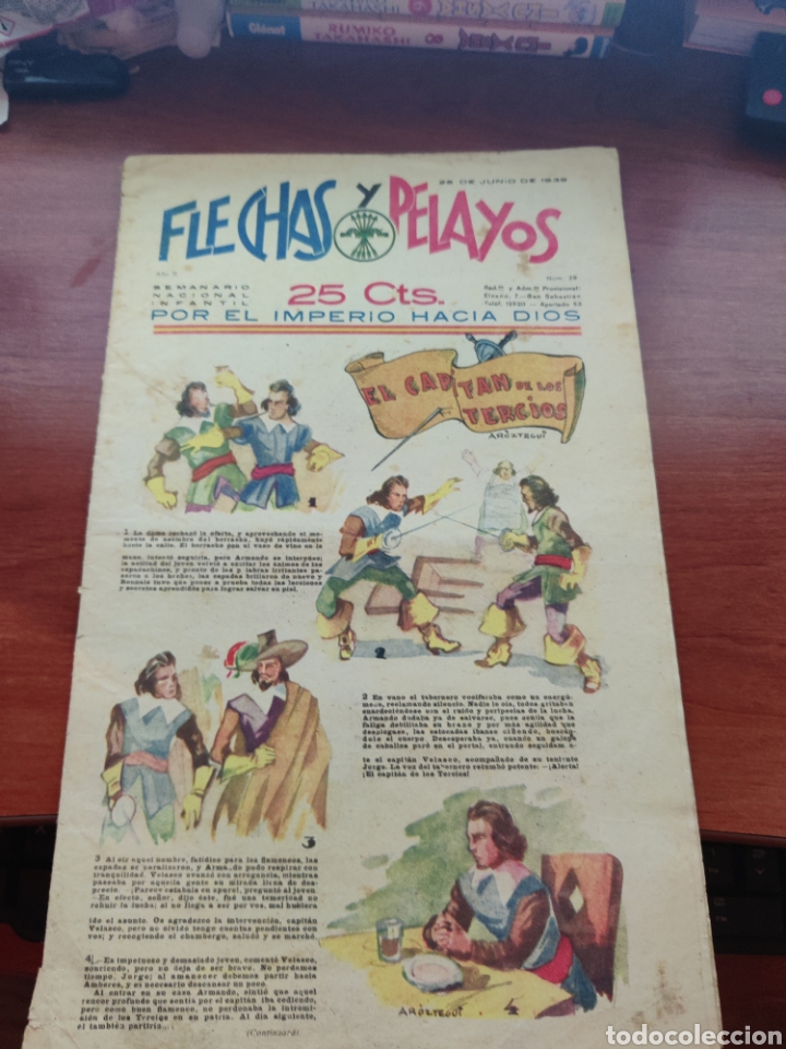 Tebeos: Flechas y Pelayos n&uacute;mero 29 a&ntilde;o 1939 - Foto 1