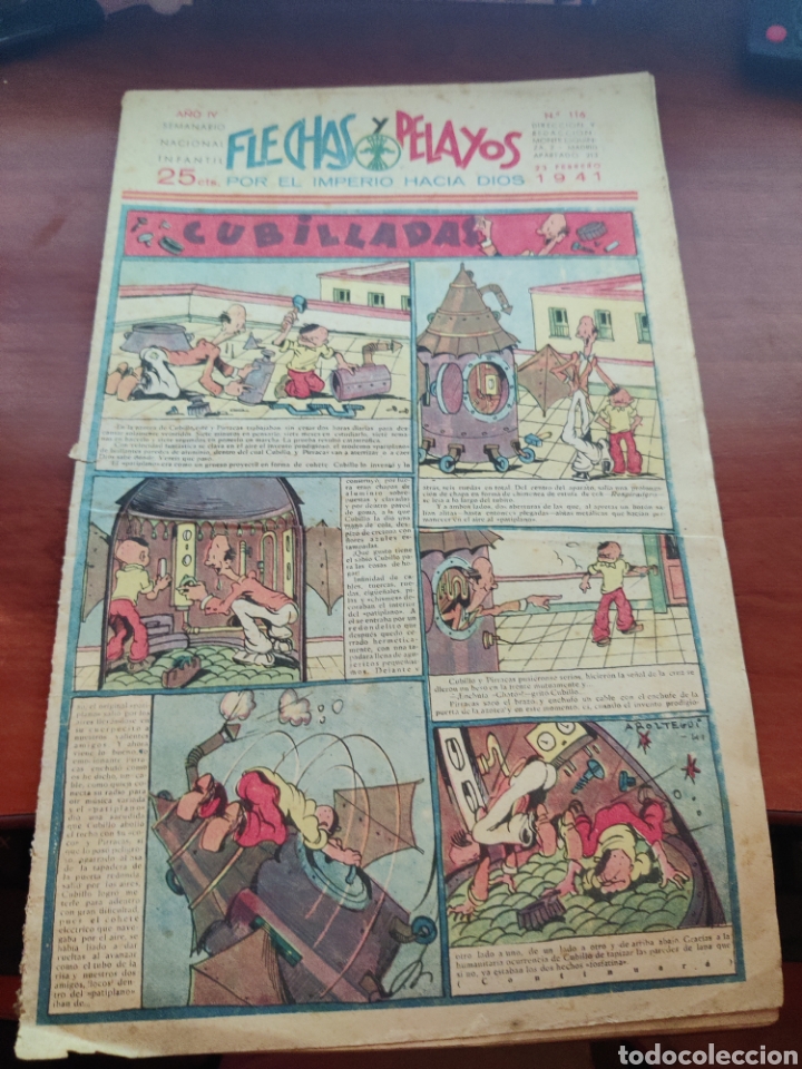 Tebeos: Flechas y Pelayos n&uacute;mero 116 a&ntilde;o 1941 - Foto 1