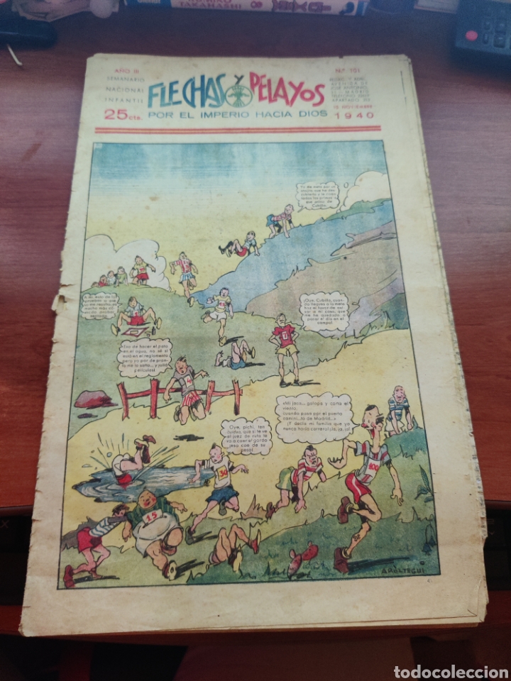 Tebeos: ESTAMOS LIQUIDANDO. Flechas y Pelayos n&uacute;mero 101 a&ntilde;o 1940 - Foto 1