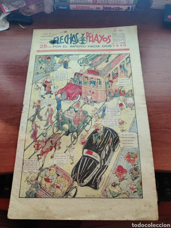 Tebeos: Flechas y Pelayos n&uacute;mero 102 a&ntilde;o 1940 - Foto 1