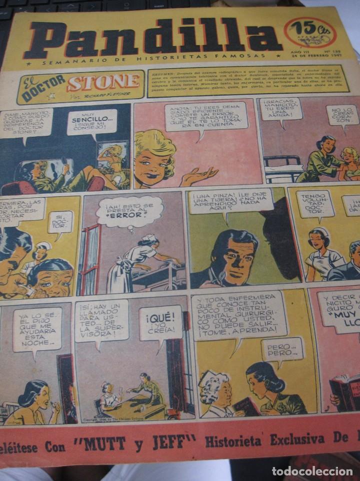Tebeos: PANDILLA SEMANARIO DE HISTORIAS FAMOSAS ANO III N&deg; 138 24 DE FEBRERO 1947