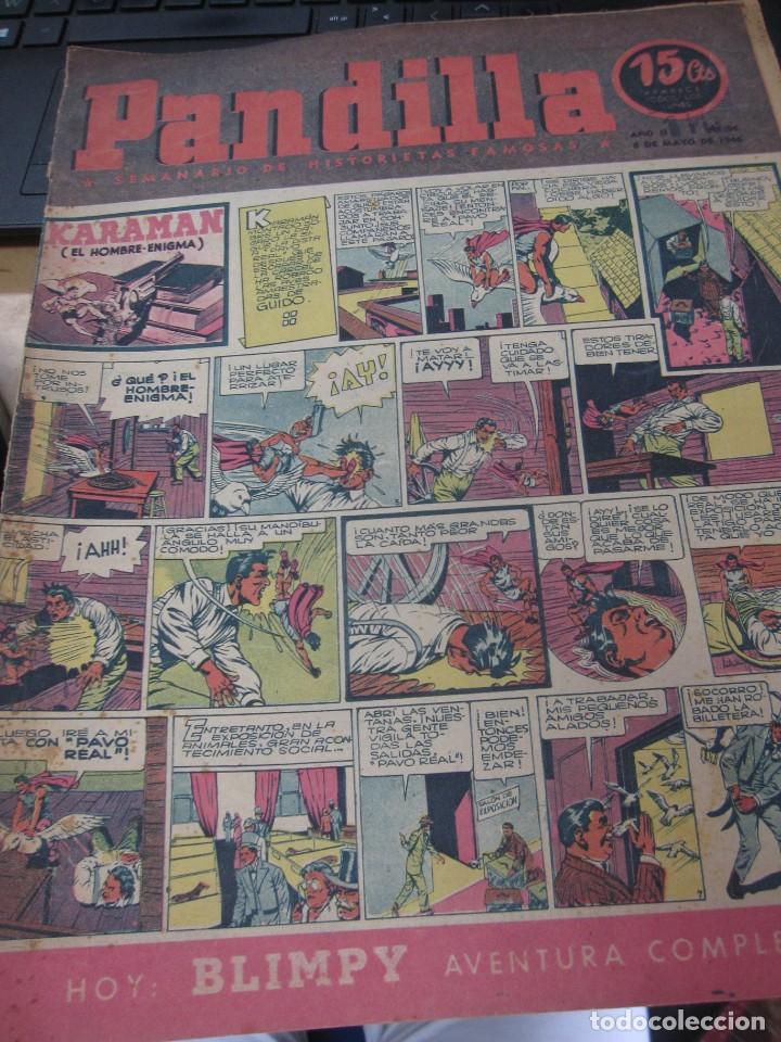 Tebeos: PANDILLA SEMANARIO DE HISTORIAS FAMOSAS ANO II N&deg; 96 6 DE MAYO 1946