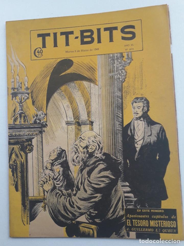 Tebeos: Tit Bits n&deg; 2072 - a&ntilde;o 1949 - historieta original argentina - grandes dibujantes