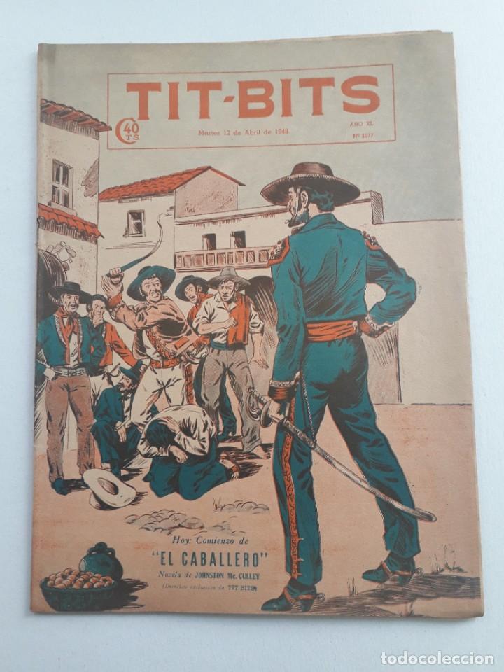 Tebeos: Tit Bits n&deg; 2077 - a&ntilde;o 1949 - historieta original argentina - grandes dibujantes