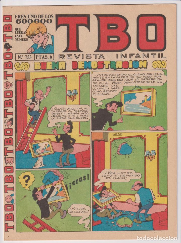 Tebeos: TBO n&ordm; 753. Buigas. &iexcl;IMPECABLE! - Foto 1