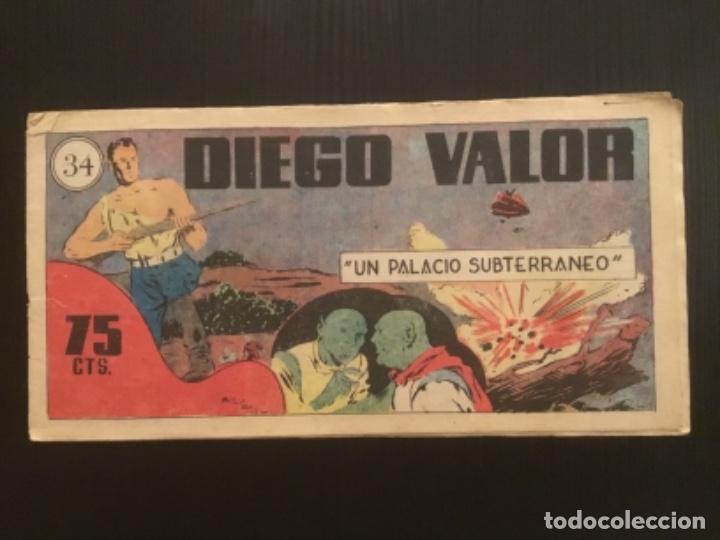 Tebeos: Comic Diego Valor editorial Cid Original N&uacute;mero 34 - Foto 1