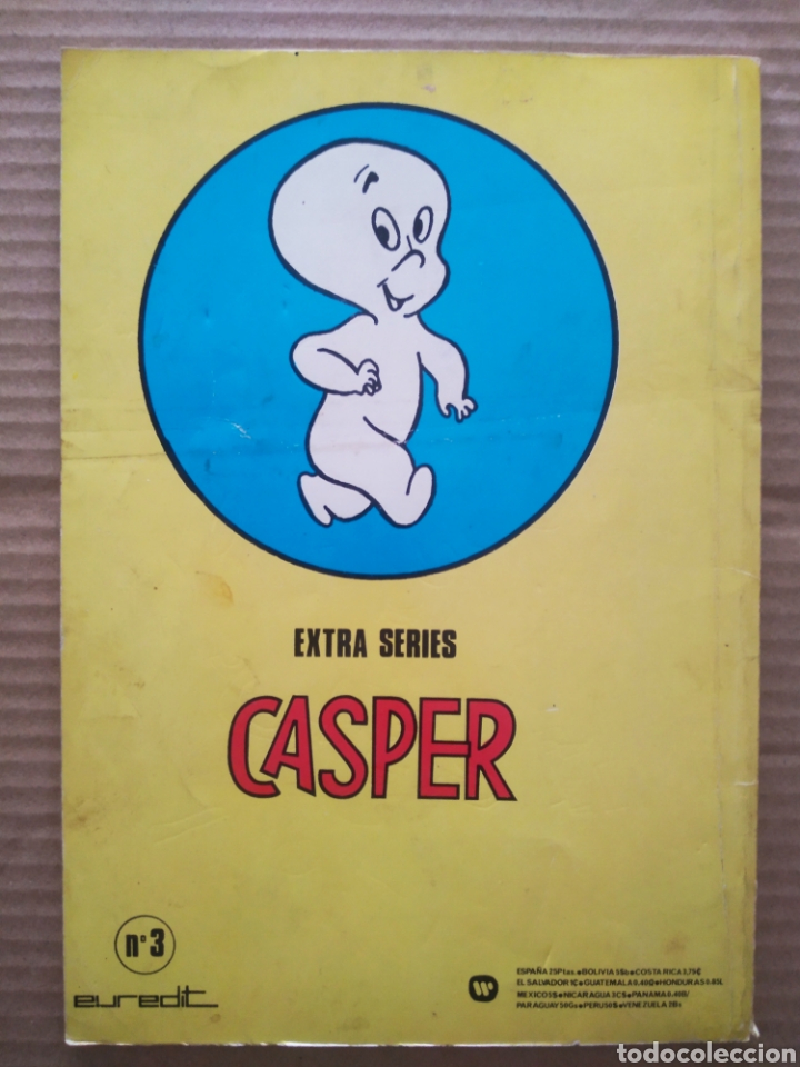 Tebeos: Casper Extra Series n&deg;3 (Euredit, 1973). 64 p&aacute;ginas a color con cubiertas en r&uacute;stica. - Foto 2