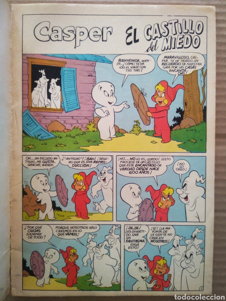 Tebeos: Casper Extra Series n&deg;3 (Euredit, 1973). 64 p&aacute;ginas a color con cubiertas en r&uacute;stica. - Foto 3