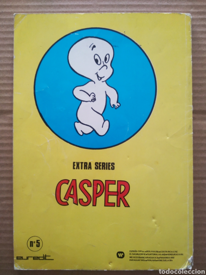 Tebeos: Casper Extra Series n&deg;5 (Euredit, 1973). 64 p&aacute;ginas a color con cubiertas en r&uacute;stica. - Foto 2