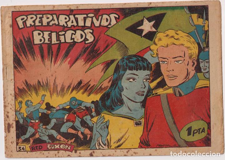 Tebeos: Red Dixon 1&ordf; n&ordm; 34. Marco 1954 - Foto 1