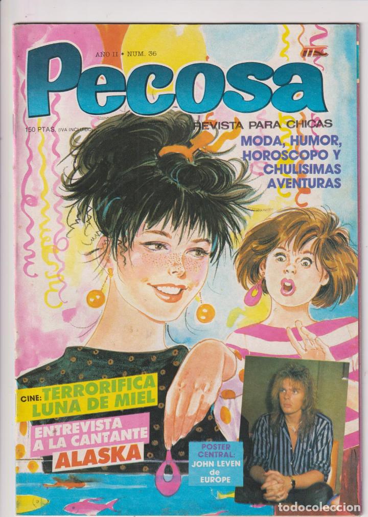 Tebeos: Pecosa n&ordm; 36. Mc Ediciones. Contiene poster central - Foto 1
