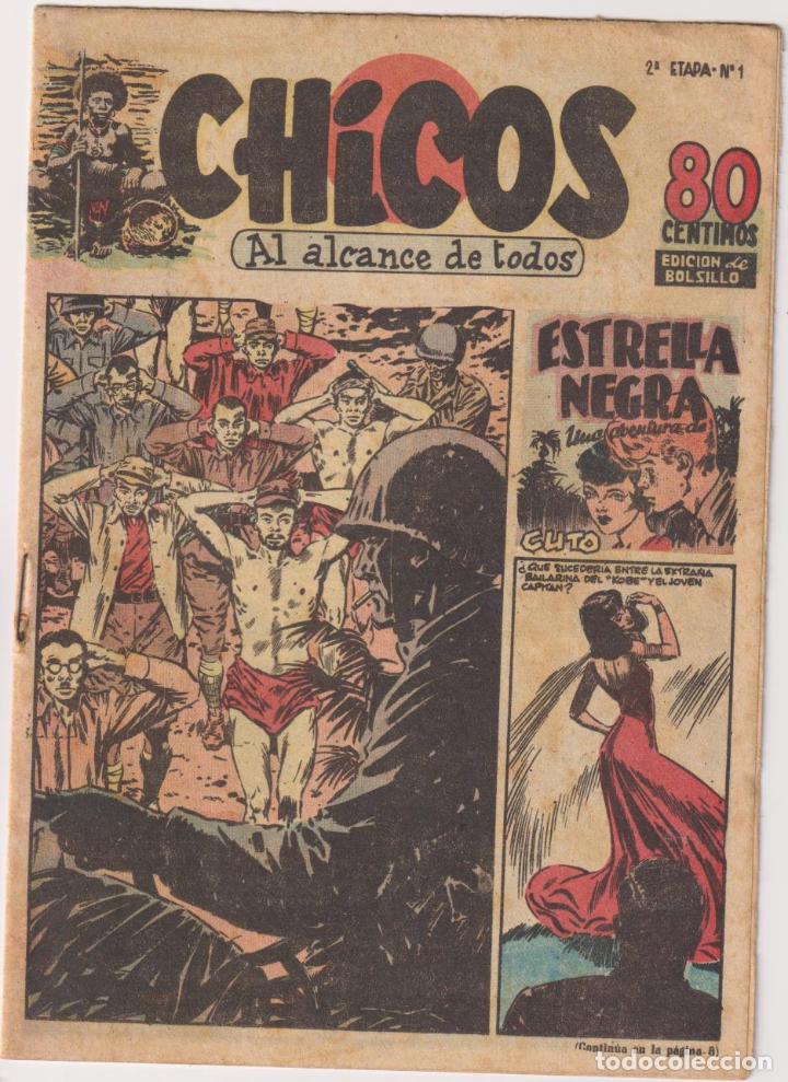 Tebeos: Chicos 2&ordf; n&ordm; 1. C. Gil 1950 - Foto 1