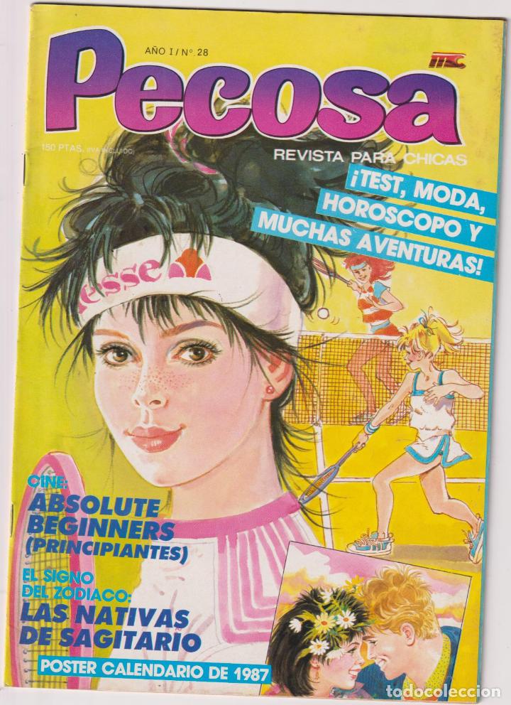 Tebeos: Pecosa n&ordm; 28. Mc Ediciones. Contiene poster central - Foto 1
