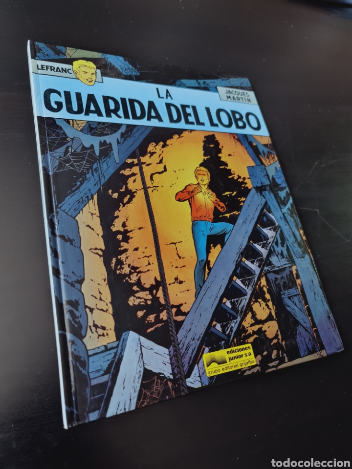 Tebeos: EXCELENTE ESTADO LEFRANC 4 LA GUARIDA DEL LOBO EDICIONES JUNIOR - Foto 1