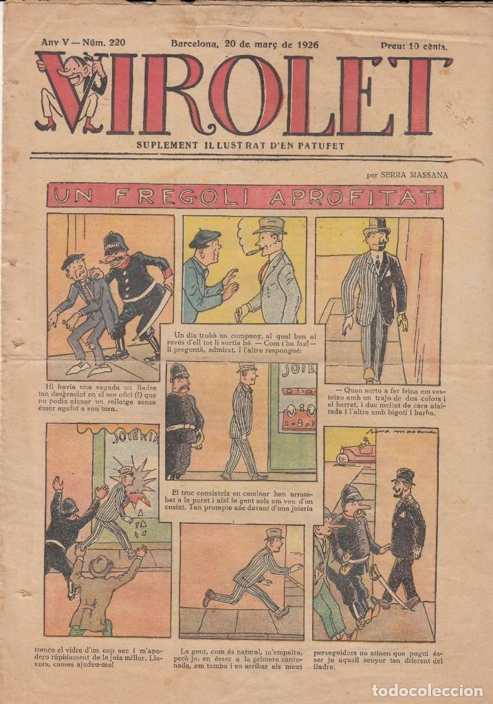 Tebeos: VIROLET NUM. 220 ANY 1926 - Foto 1