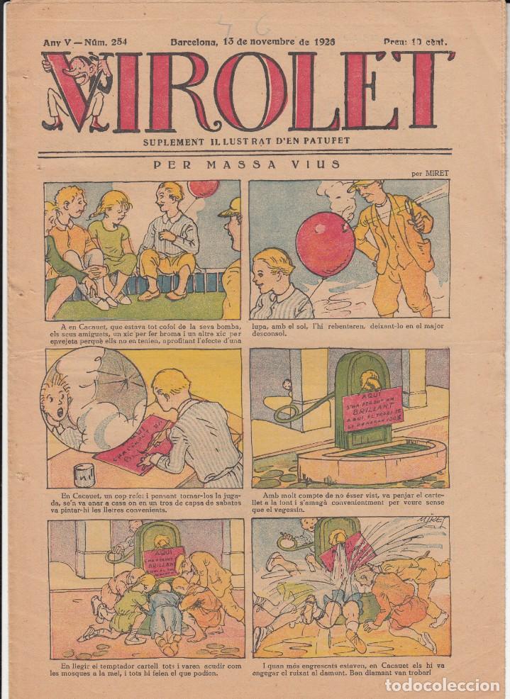 Tebeos: VIROLET NUM. 254 ANY 1926 - Foto 1