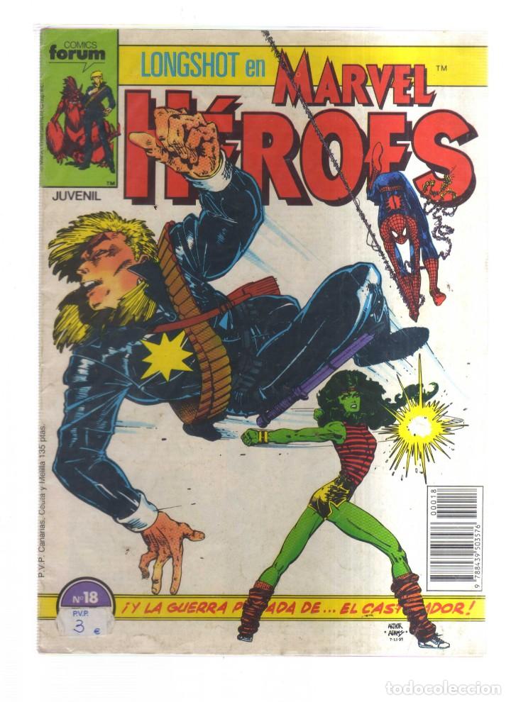 Tebeos: HEROES MARVEL LONGSHOT N,18 - Foto 1