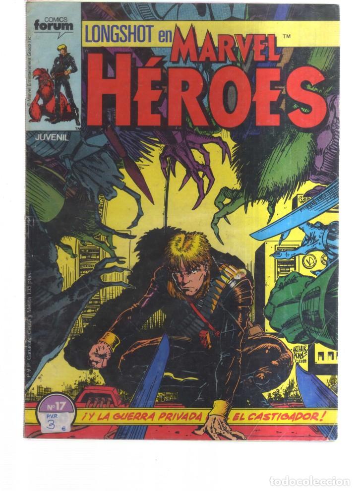 Tebeos: HEROES MARVEL LONGSHOT N,17 - Foto 1
