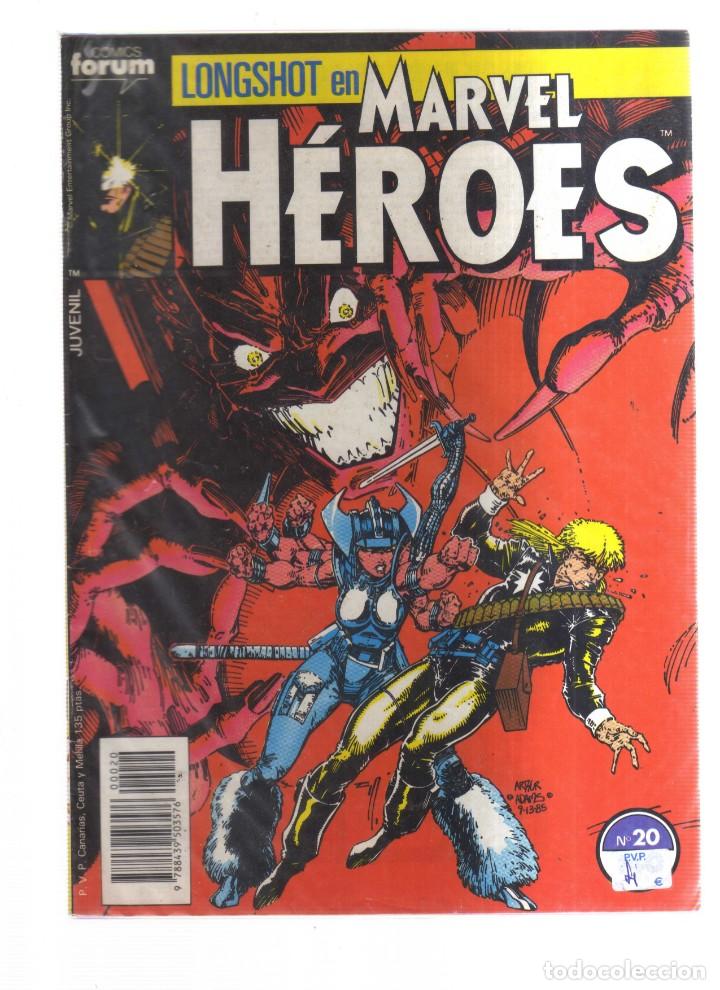 Tebeos: HEROES MARVEL LONGSHOT N,20 - Foto 1