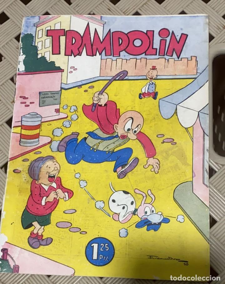 Tebeos: COMIC TRAMPOLIN DICIEMBRE DE 1950 NUMERO 3 - Foto 1