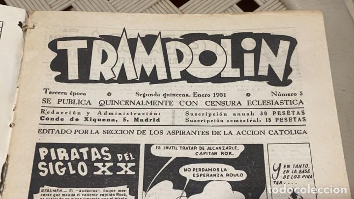 Tebeos: COMIC TRAMPOLIN ENERO 1951 NUMERO 5 - Foto 2