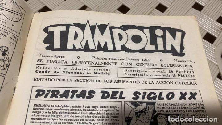 Tebeos: COMIC TRAMPOLIN FEBRERO 1951 NUMERO 6 - Foto 2