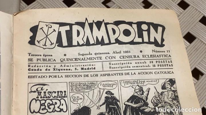 Tebeos: COMIC TRAMPOLIN ABRIL 1951 NUMERO 11 - Foto 2