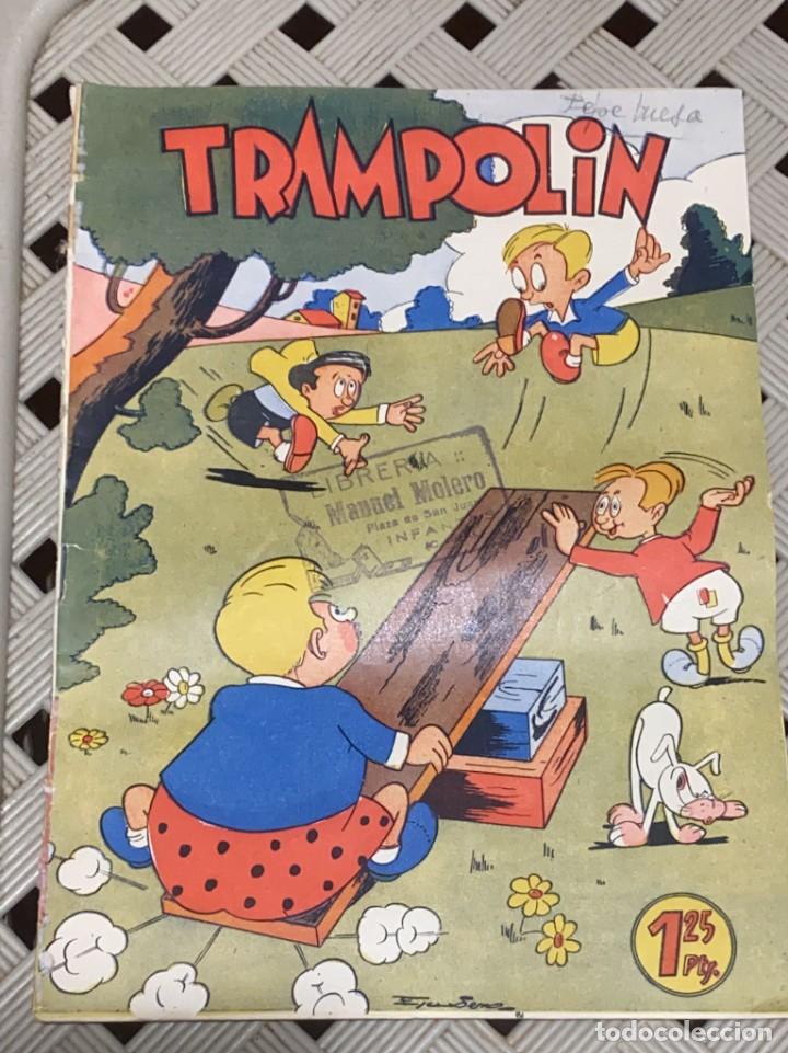 Tebeos: COMIC TRAMPOLIN MAYO 1951 NUMERO 12 - Foto 1