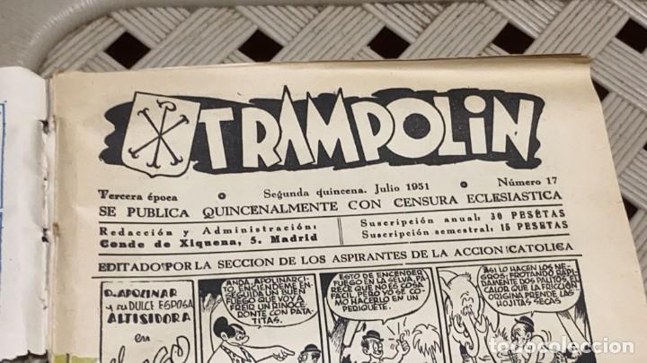 Tebeos: COMIC TRAMPOLIN JULIO 1951 NUMERO 17 - Foto 2