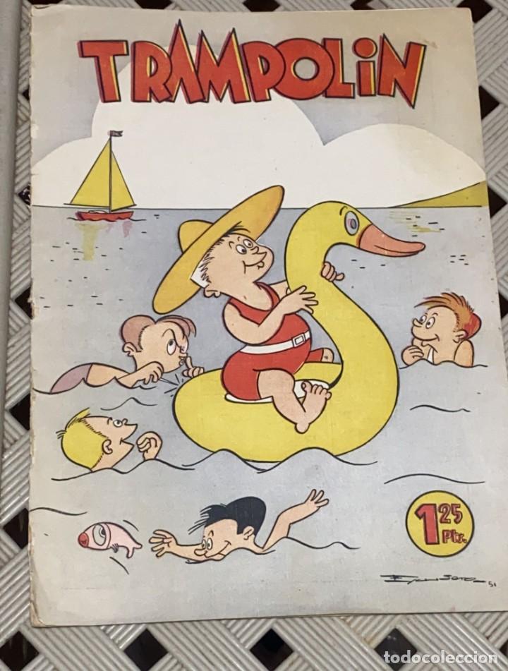 Tebeos: COMIC TRAMPOLIN AGOSTO 1951 NUMERO 19 - Foto 1