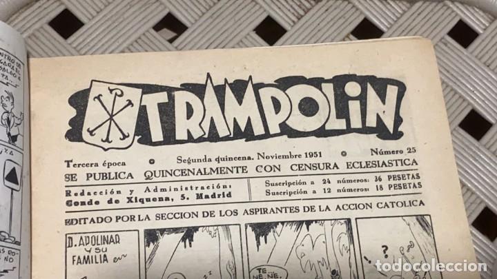 Tebeos: COMIC TRAMPOLIN NOVIEMBRE 1951 NUMERO 25 - Foto 2