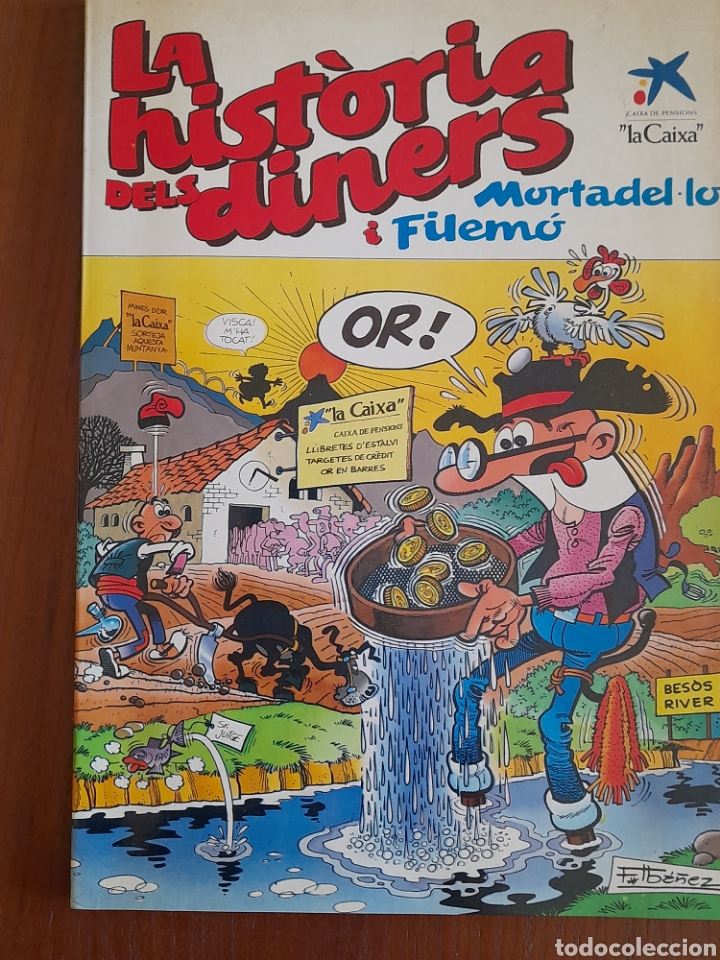 Tebeos: La Historia del Diners Mortadelo I Filemo en catalan - Foto 1