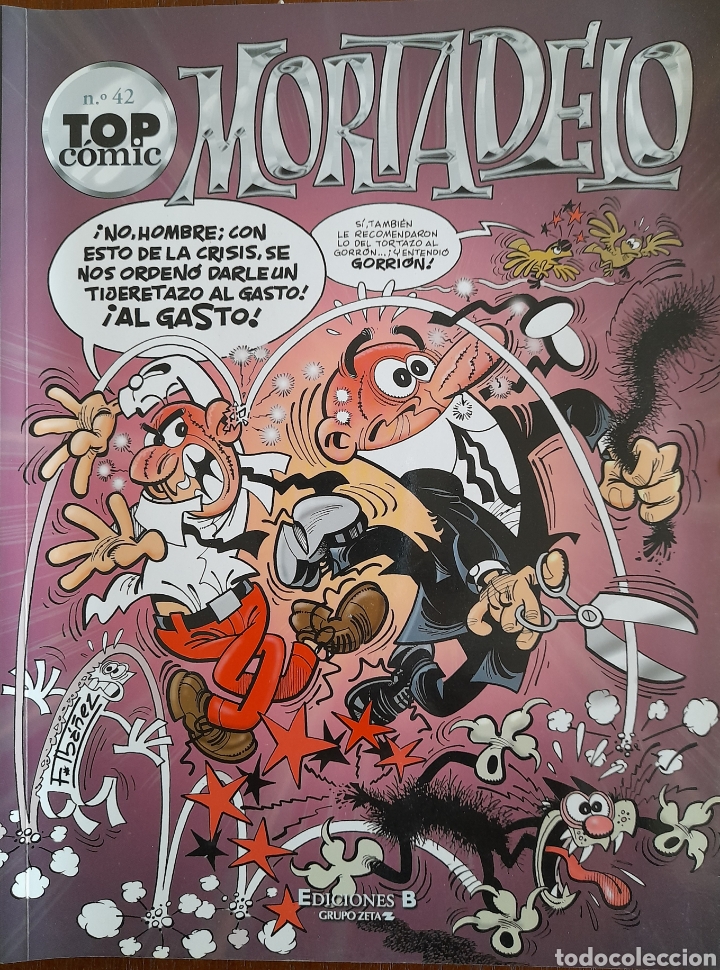 Tebeos: MORTADELO TOP COMIC N 42 ED B - Foto 1