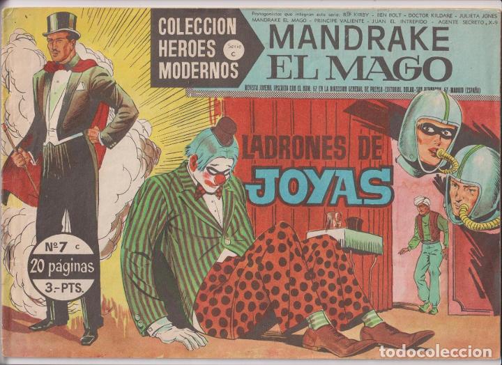 Tebeos: H&eacute;roes Modernos Serie C n&ordm; 7. Mandraque el mago. Dolar - Foto 1
