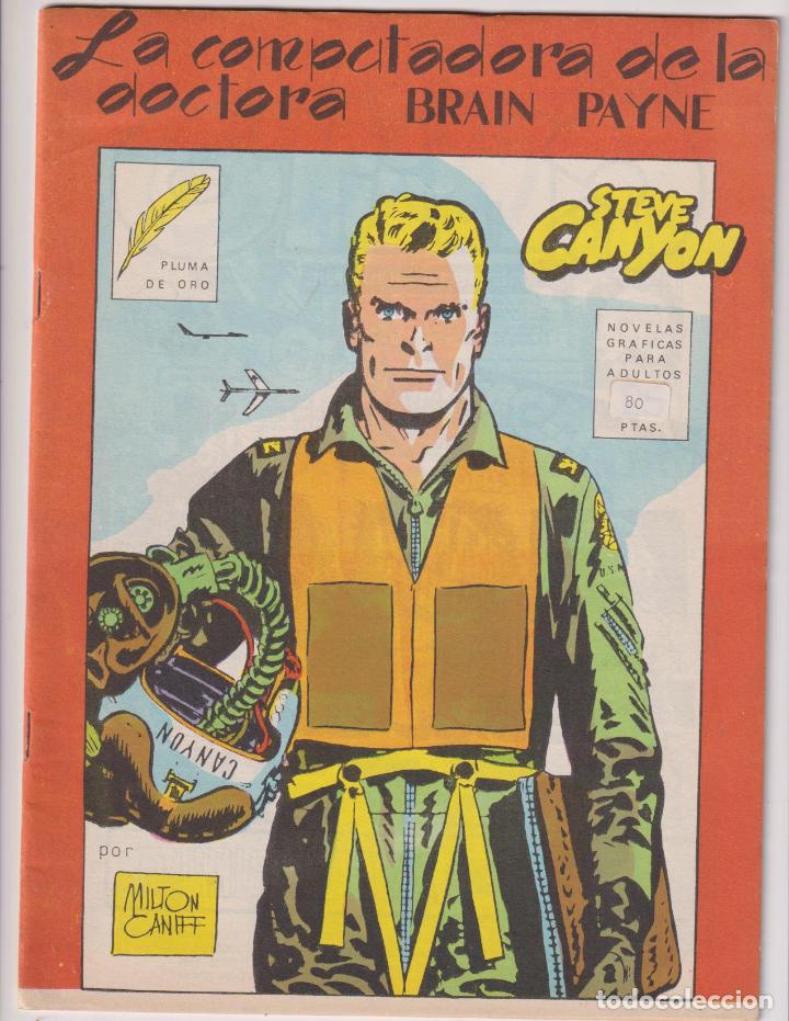 Tebeos: Pluma de Oro. Steve Canyon. A&ntilde;o 1976 - Foto 1