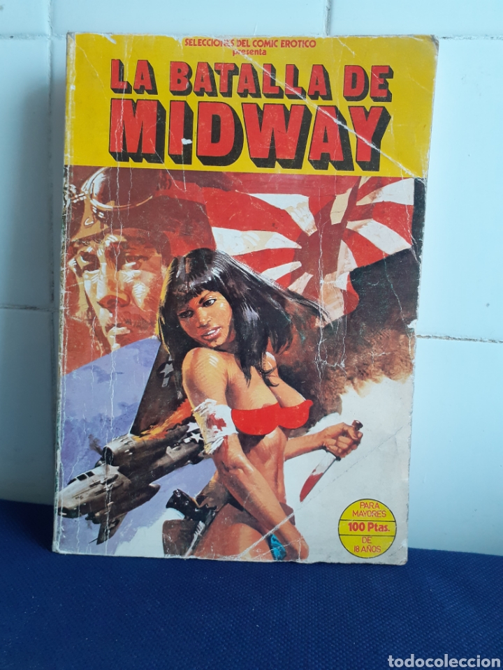 Tebeos: SELECCIONES DEL COMIC EROTICO, LA BATALLA DE MIDWAY, ESTADO ACEPTABLE - Foto 1