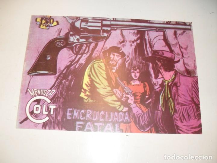 Tebeos: mendoza colt 85.(de 120)ediciones rollan.a&ntilde;o 1956.facsimil,estado impecable. - Foto 1