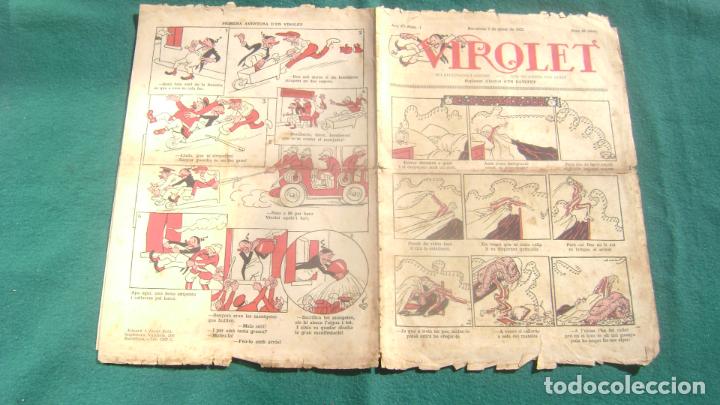 Tebeos: VIROLET EL UNO 1 1922 EN CATALAN CJ 3 - Foto 1