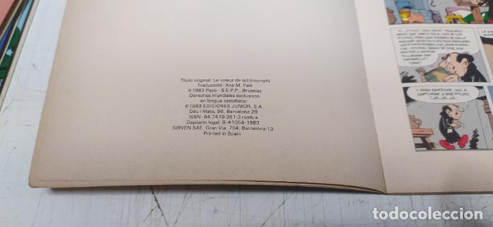 Tebeos: los pitufos ediciones junior 4 tomos 3 en catalan y uno en castellano - Foto 6