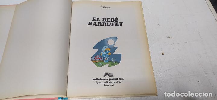 Tebeos: los pitufos ediciones junior 4 tomos 3 en catalan y uno en castellano - Foto 8