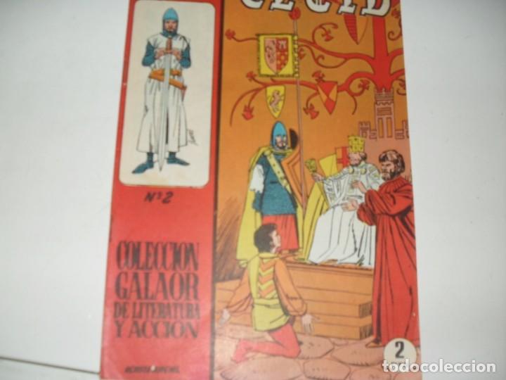Tebeos: el cid 2.(de 24).ediciones galaor,a&ntilde;o 1966.original vertical.coleccion rara. - Foto 1