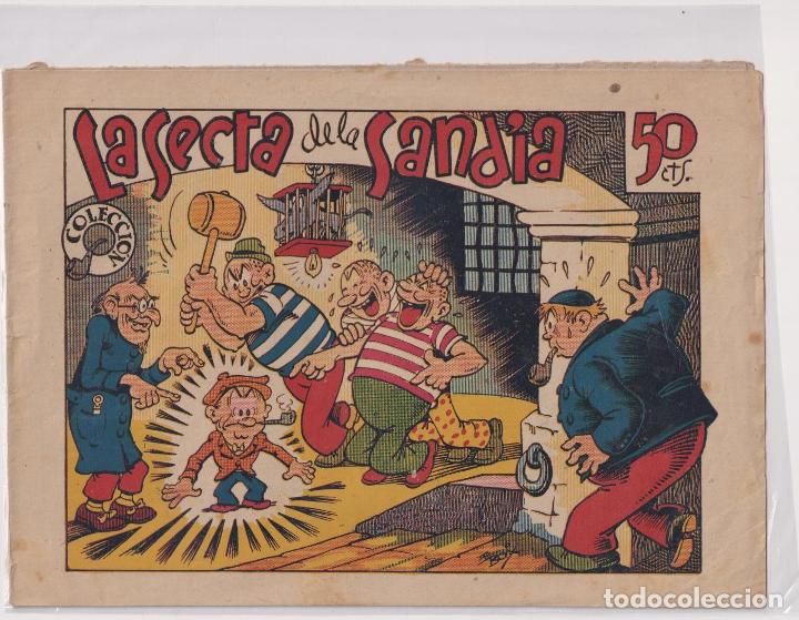 Tebeos: Colecci&oacute;n pipa. la Secta de la Sand&iacute;a. Marco 1945 - Foto 1