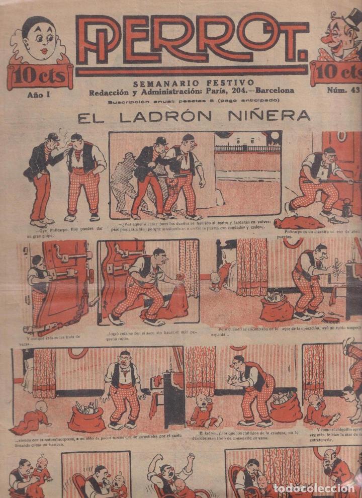 Tebeos: Pierrot n&ordm; 43. M. Pi&ntilde;ol 1923 - Foto 1