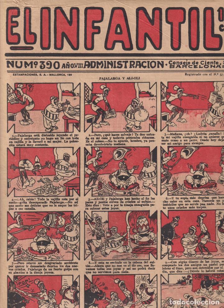Tebeos: El Infantil. Marco 1926. Lote de 2 ejemplares: 384 y 390 - Foto 1